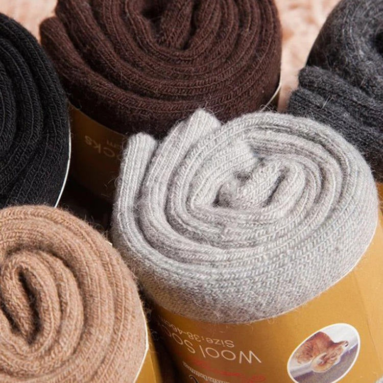Chaussettes Laine de Mouton Premium | Chaleur & Confort Naturel