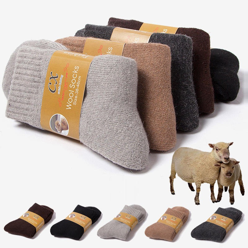 Chaussettes Laine de Mouton Premium | Chaleur & Confort Naturel