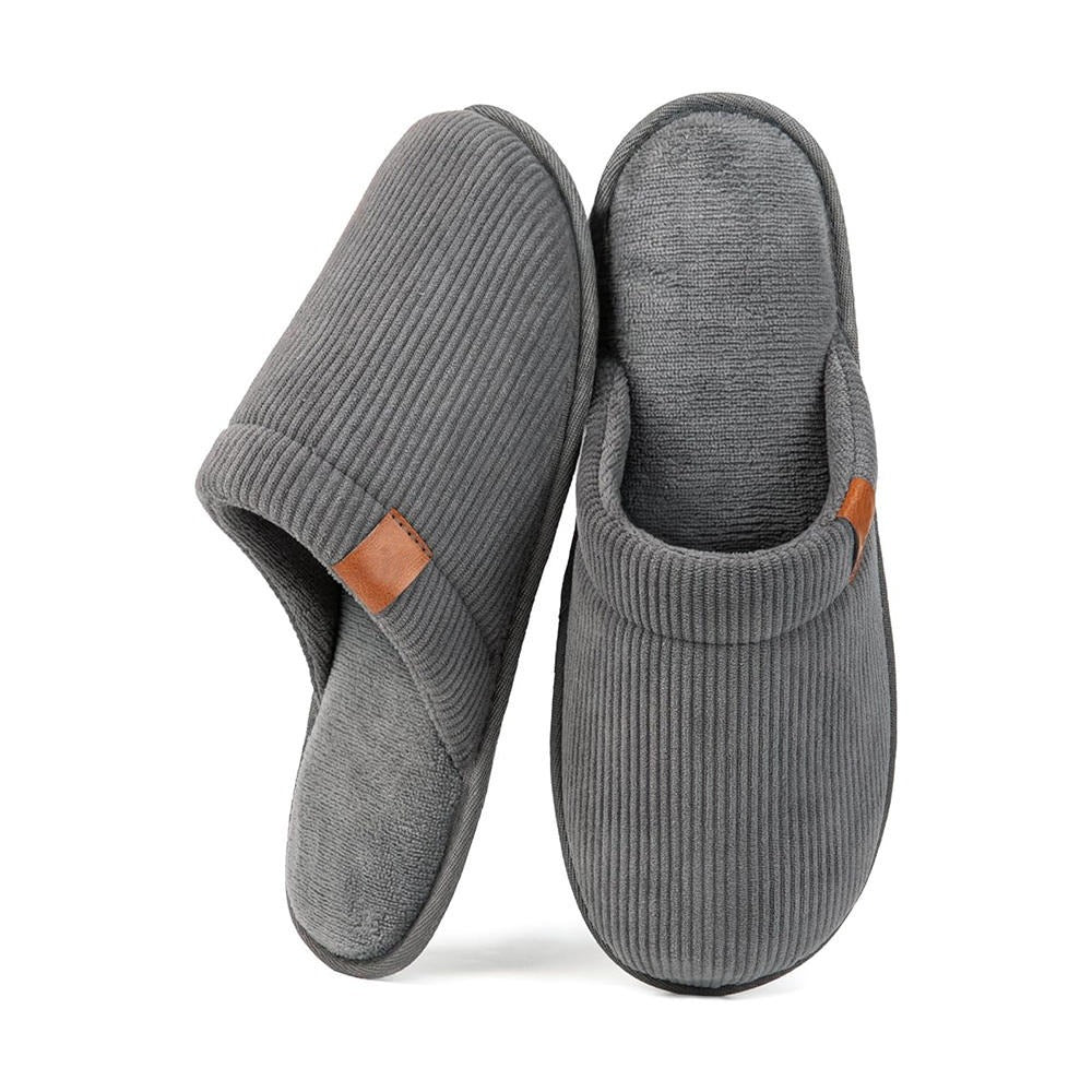 Chaussons d'intérieur confortables en mousse à mémoire de forme
