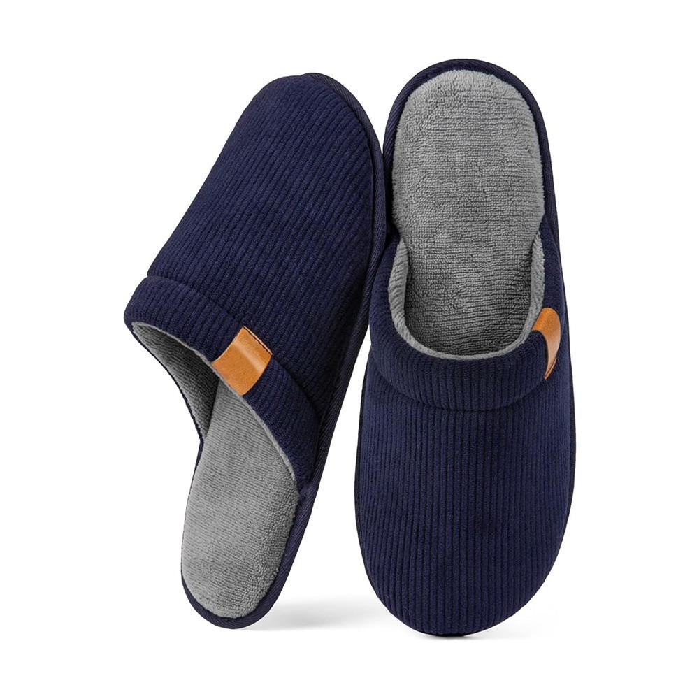 Chaussons d'intérieur confortables en mousse à mémoire de forme