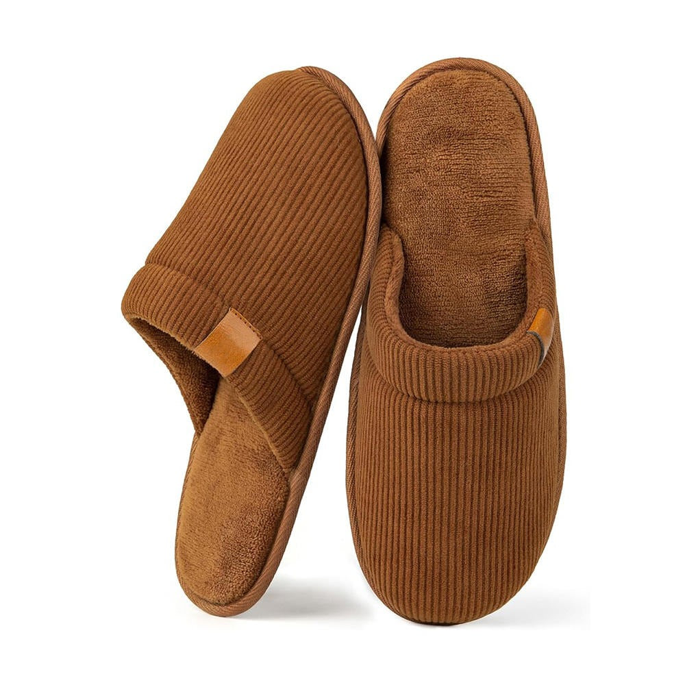 Chaussons d'intérieur confortables en mousse à mémoire de forme