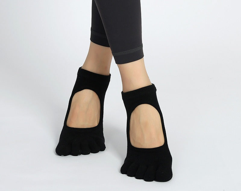 Chaussettes Yoga 5 Orteils Femme | Antidérapantes & Proprioception