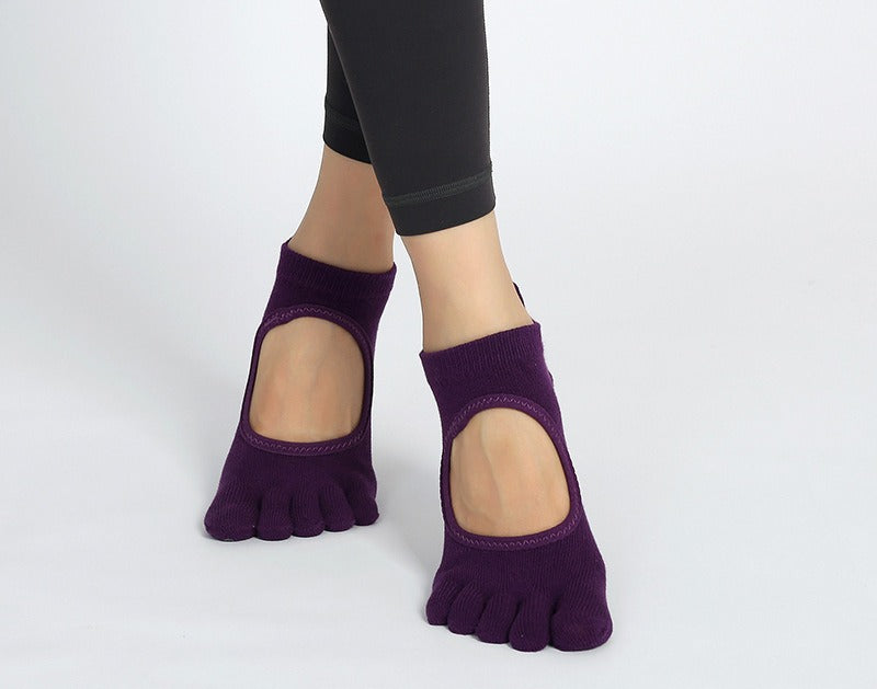 Chaussettes Yoga 5 Orteils Femme | Antidérapantes & Proprioception