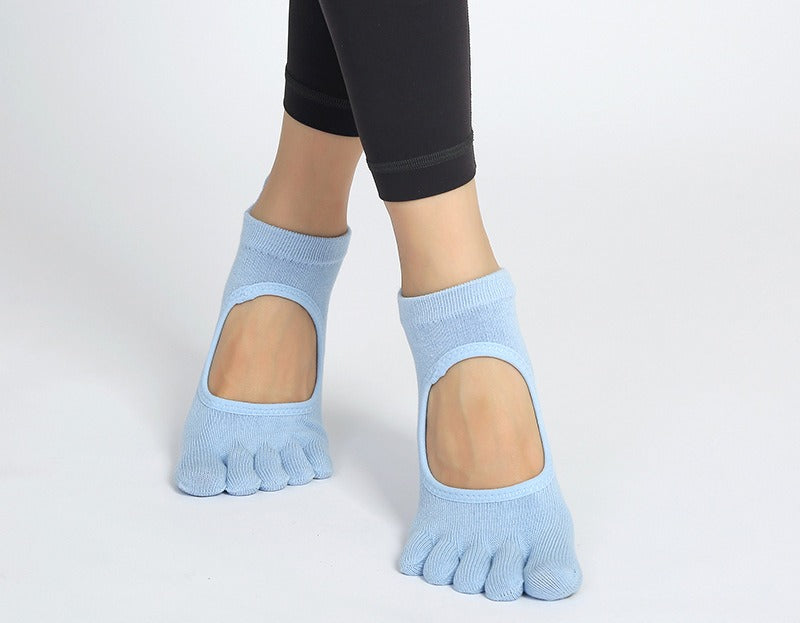 Chaussettes Yoga 5 Orteils Femme | Antidérapantes & Proprioception