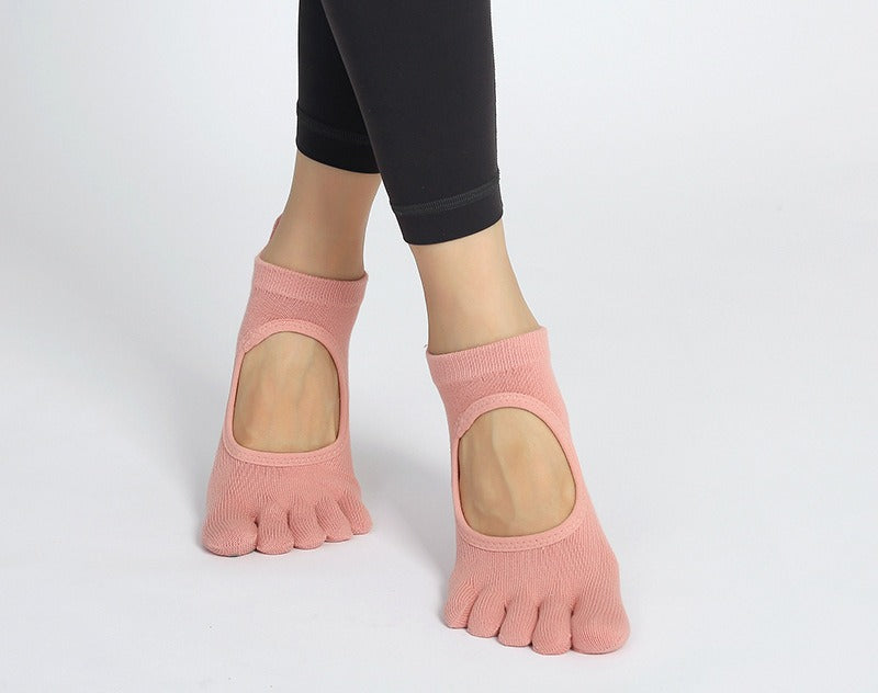 Chaussettes Yoga 5 Orteils Femme | Antidérapantes & Proprioception